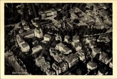 Ak Bad Nauheim in Hessen, Luftaufnahme von   Gebäude, Stadtansicht, Bäume