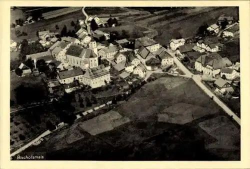 Ak Bischofsmais in Niederbayern, Luftaufnahme