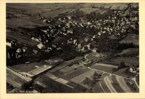Ak Garitz Bad Kissingen Unterfranken Bayern, Fliegeraufnahme