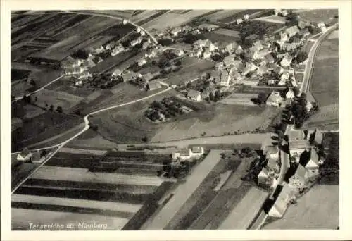 Ak Tennenlohe Erlangen in Mittelfranken Bayern, Fliegeraufnahme