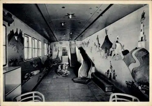 Ak Norddeutscher Lloyd Bremen, Dampfer Bremen, Kinderzimmer 1 Klasse