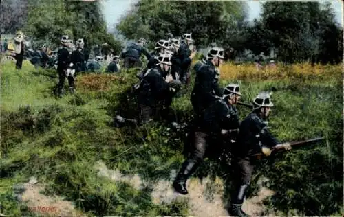 Ak Kavallerie, Gefecht