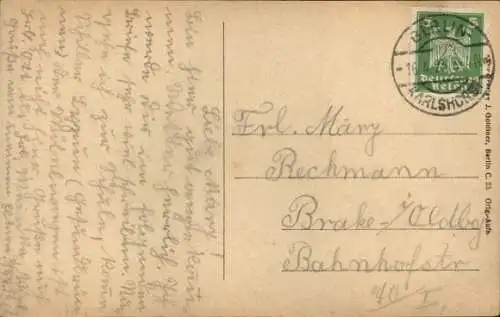 Ak Berlin Lichtenberg Karlshorst, Springreiten