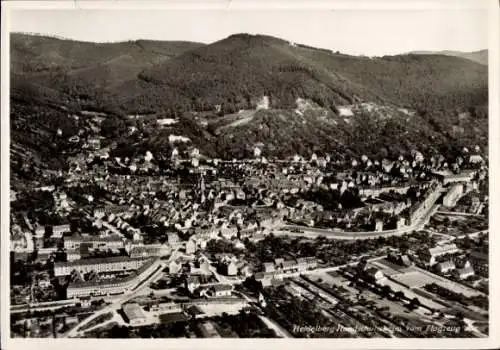 Ak Heidelberg am Neckar, Fliegeraufnahme