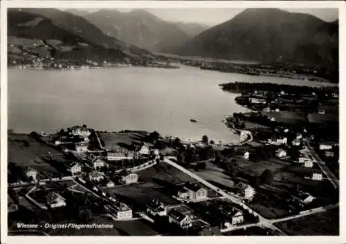 Ak Bad Wiessee im Kreis Miesbach Oberbayern, Fliegeraufnahme