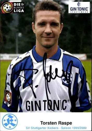 Autogrammkarte Fußballer Torsten Raspe, SV Stuttgarter Kickers, Autogramm