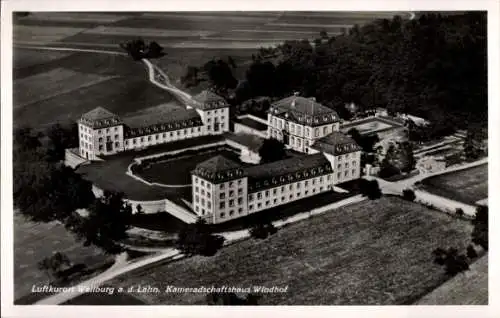 Ak Weilburg an der Lahn Hessen, Luftkurort Weilburg a. d. Lahn, Kameradschaftshaus Windhof, Lufta