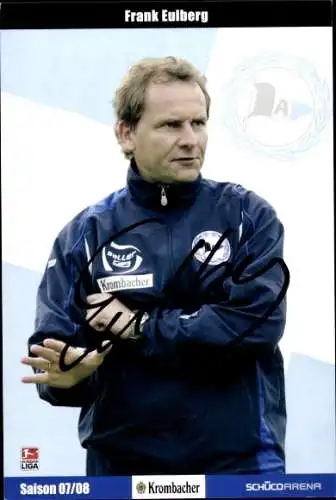 Autogrammkarte Co Trainer Frank Eulberg, DSC Arminia Bielefeld, Autogramm