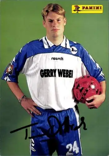 Autogrammkarte Fußballer Tim Dittrich, DSC Arminia Bielefeld, Autogramm