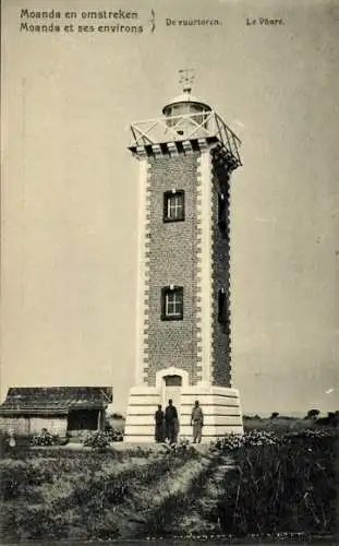 Ak Moanda DR Kongo Zaire, Leuchtturm