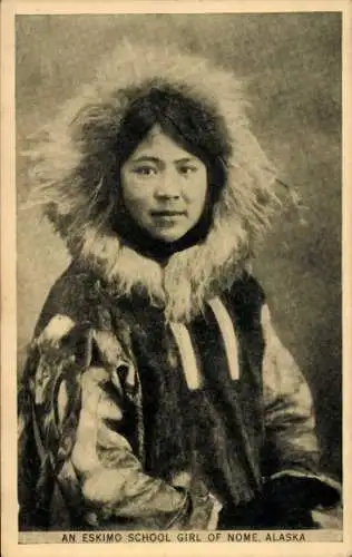 PC Nome Alaska USA, An Eskimo School Girl