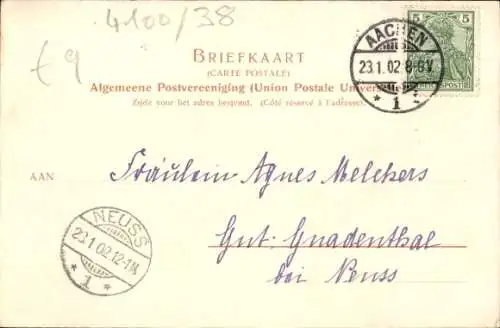 Ak Blumenthal Hellenthal in der Eifel, Gebäude