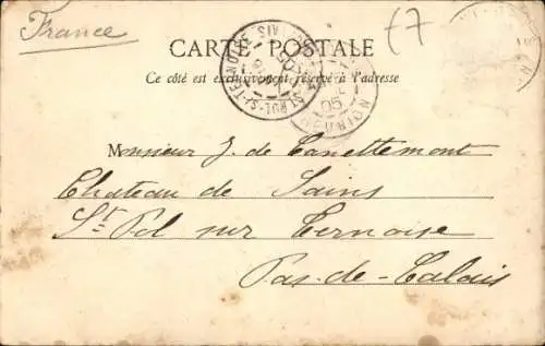 Ak Saint Joseph Réunion, Ortsansicht, Wohnhäuser