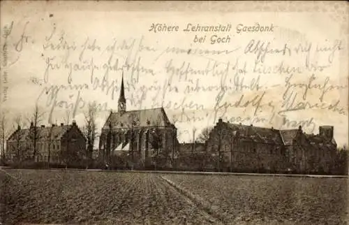 Ak Gaesdonck Goch am Niederrhein, Höhere Lehranstalt