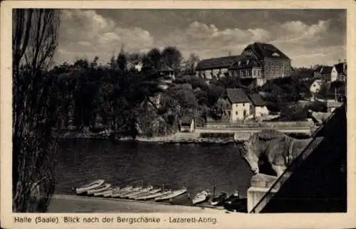 Ak Halle an der Saale, Bergschänke, Lazarett-Abteilung