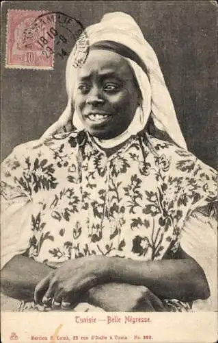 CPA Tunisie, Belle Négresse