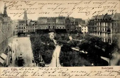 Ak Köln am Rhein, Rudolfplatz