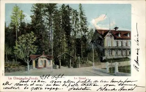 Ak La Chaux de Fonds Kanton Neuenburg, Le Stand