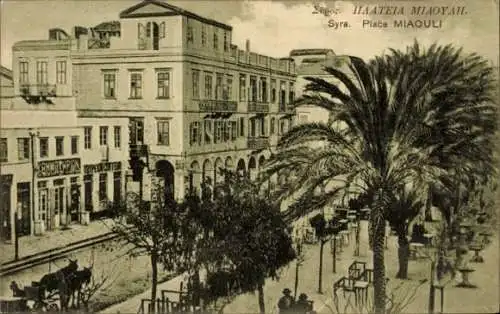 Ak Syra Siros Syros Griechenland, Miaouli-Platz