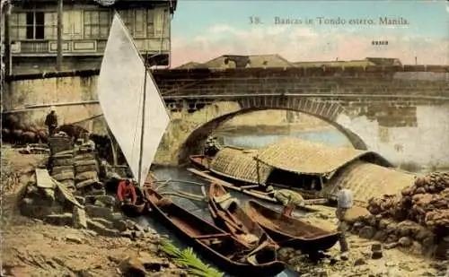 Ak Manila Philippinen, Bancas in Tondo estero