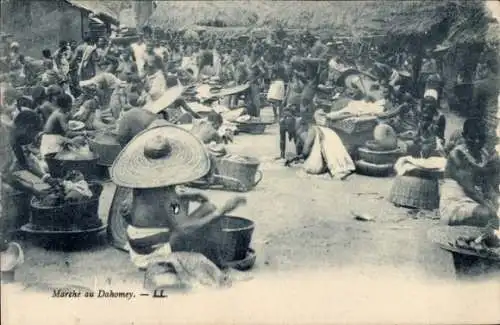 Ak Dahomey Benin, Markt