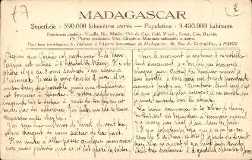 Ak Tulear Madagascar, Rupfen von Straußenfedern