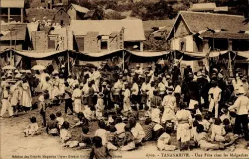 Ak Tananarive Madagaskar, Une Fete chez les Malgaches