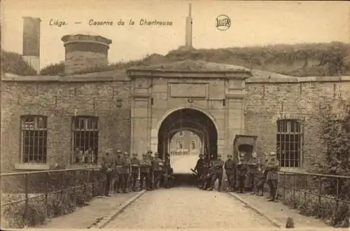 CPA Liège Liège Wallonie, Caserne de la Chartreuse