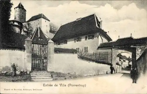 CPA Porrentruy Canton du Jura, Entrée de Ville