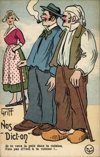 Künstler Ak Griff, Si tu veux la paix dans ta cuisine, Fais pas d'l'oeil à ta voisine