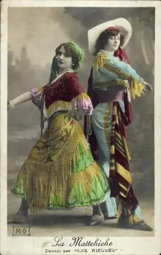 CPA La Mattchiche, Dansée par Les Rieuses