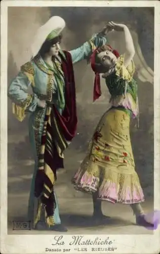 CPA La Mattchiche, Dansée par Les Rieuses