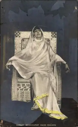 Ak Schauspielerin Sarah Bernhardt, als Phedre