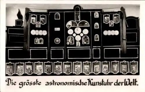 Ak Bad Feilnbach in Oberbayern, Größte astronomische Kunstuhr der Welt.