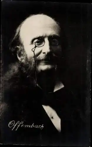 Ak Komponist Jacques Offenbach, Portrait