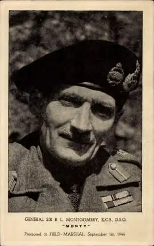 PC General B. L. Montgomery Monty, promoted to Field-Marshal, 1944