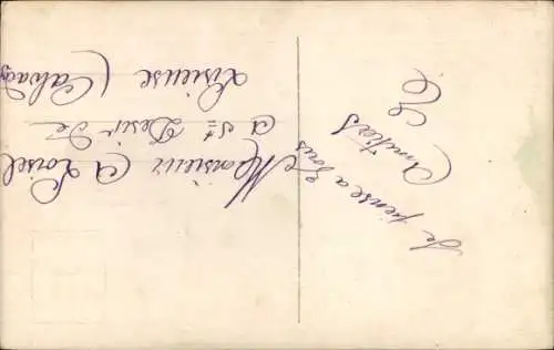 Ak Frau beim Telefonieren, Telefon, Kitsch, Blumen