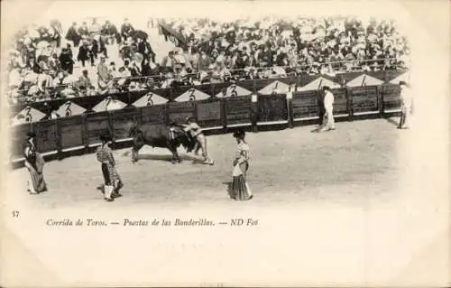 Ak Corrida de Toros, Puestas de las Banderillas