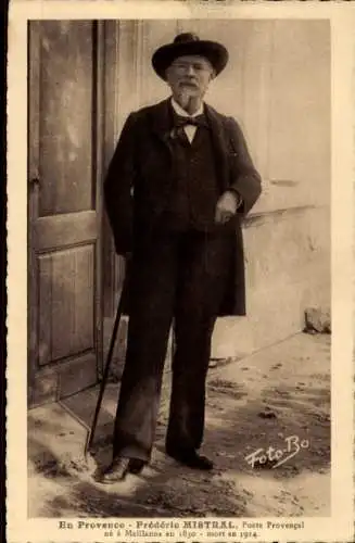 Ak Dichter Frédéric Mistral, Portrait