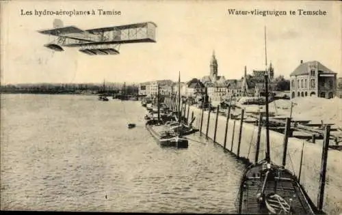 Ak Luftfahrt-Pioniere, Wasserflugzeug, flugzeug