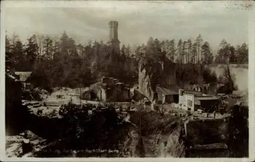 Ak Rochlitz an der Mulde, Rochlitzer Berg, Friedrich August Turm, Ruinen, Wälder, alten Turm, ...