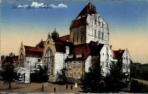 Ak Landau i.d.Pfalz, Vorderansicht der Festhalle