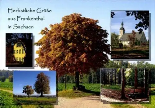 Ak Frankenthal in der Lausitz Sachsen, Teilansichten