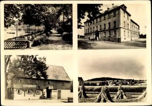 Ak Ohorn in Sachsen, Gasthof, Totale