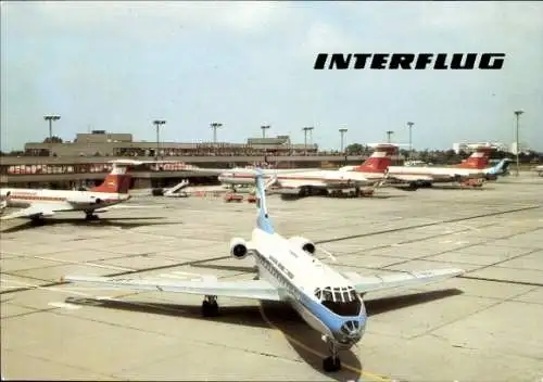 Ak Schönefeld bei Berlin, Interflug