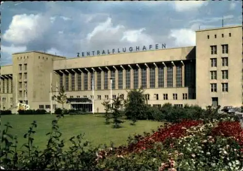 Ak Berlin Tempelhof, Zentralflughafen, Außenansicht