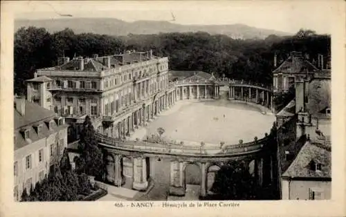 Ak Nancy Meurthe et Moselle, Hémicycle de la Place Carrière, Architektur, Parklandschaft,  