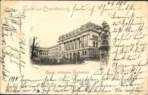 Ak Berlin Charlottenburg, Technische Hochschule