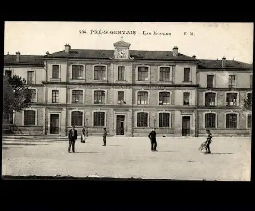 Ak Le Pré Saint Gervais Seine Saint Denis, Schule