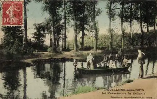 Ak Les Pavillons sous Bois Seine-Saint-Denis, Le Passeur de la Colonie